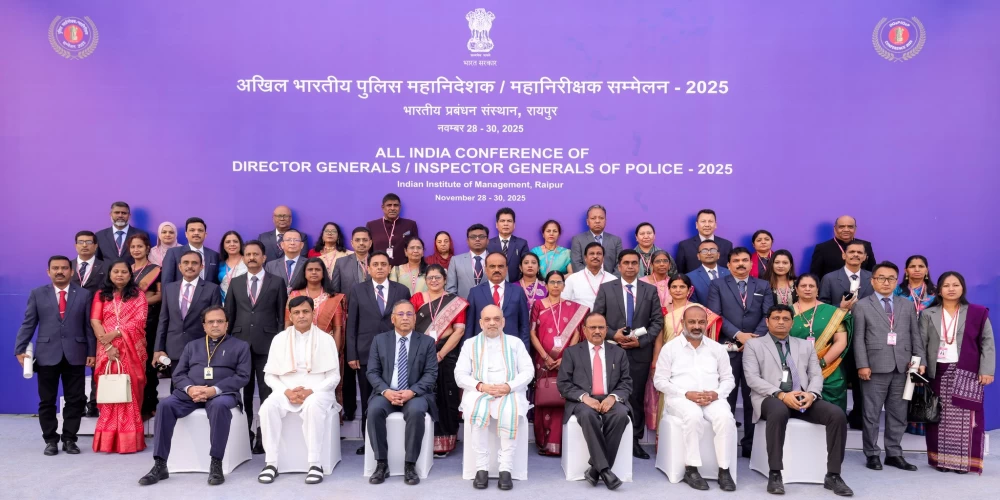 Home Minister Amit Shah inaugurates three-day 60th DGsP/IGsP Conference in Raipur